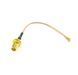 Пигтейл IPEX1/UFL на RPSMA Female 100mm, переходник антенны видеопередатчика RG178/RG316 50Ом