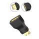 Адаптер Mini HDMI Male &rarr; HDMI Female 1080P/2K/4K, перехідник для камер та дисплеїв