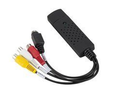 Видеоконвертер USB 2.0 VHS to DVD, плата видеозахвата RCA/S-Video для оцифровки видео на ПК