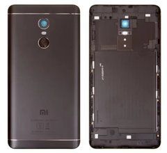Задня кришка для смартфону Xiaomi Redmi Note 4, 4X, чорна, Original, з бічною кнопкою, (SNAPDRAGON)