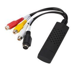 Відеоконвертер USB 2.0 VHS to DVD, плата відеозахоплення RCA/S-Video для оцифрування відео на ПК