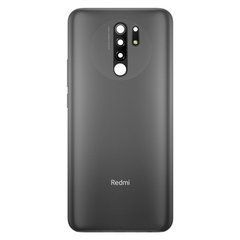 Задня кришка зі склом камери для телефону Xiaomi Redmi 9, Original PRC сірий, Original PRC