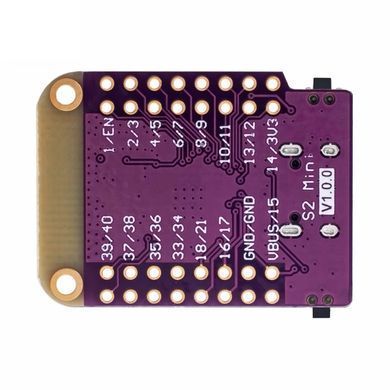 Плата розробки TENSTAR ROBOT ESP32-S2 Mini WiFi ESP32-S2FN4R2, сумісна MicroPython, для Arduino
