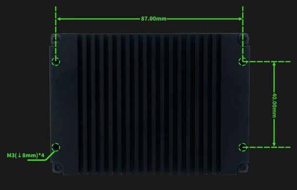Контролер Makerbase VESC 60100 V2, 60V 100А, Single BLDC для колісних двигунів з датчиками Холла