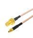 Перехідник антени відеопередавача MMCX-M прямий на SMA Female, 100mm, RG316 50Ом