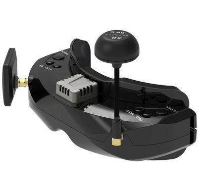 Відеоокуляри для FPV дронів SKYZONE SKY02O 5.8Ghz, 48CH, OLED 640*400, вбудований SteadyView приймач, дві антени