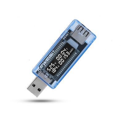 Тестер USB Keweisi KWS-V20, амперметр мультиметр вольтметр, USB-A, для измерений