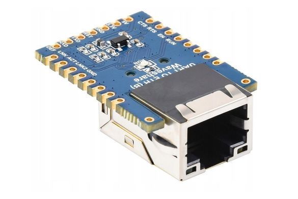 Адаптер Serial-to-Ethernet CH9121 Waveshare, Mini конвертер TTL/UART &harr; TCP/IP, адаптер для Arduino/ESP32/STM32