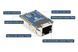 Адаптер Serial-to-Ethernet CH9121 Waveshare, Mini конвертер TTL/UART &harr; TCP/IP, адаптер для Arduino/ESP32/STM32