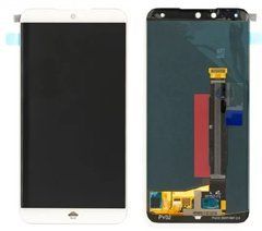 Дисплей Meizu 15 модуль в зборі з тачскріном, білий, без рамки