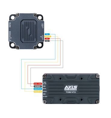 Видеопередатчик VTX 3.3G 2.5W 16CH Axisflying TERK + антенна RHCP 3.3G Pro, для FPV дронов