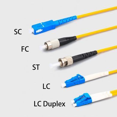 Патч-корд оптичний FC UPC to SC UPC, довжина 5м, одномодовий 9/125 G.652D 3mm, жовтий