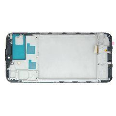 Дисплей Samsung A245 Galaxy A24 4G (2023) модуль в сборе с тачскрином и рамкой, OLED, big size, черный, High Copy, с рамкой