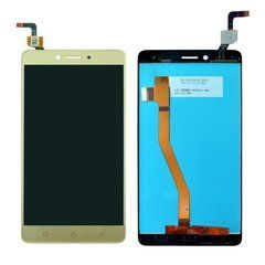Дисплейний модуль для телефону Lenovo K6 Note (K53a48) в зборі з тачскріном, золотистий, без рамки