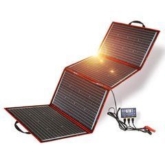 Сонячна панель DOKIO FFSP-160W з контролером 12V, складна, монокристалічна, для автономних систем