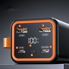 Корпус-павербанк під акумулятор 21700, QC3.0, USB-A/Type-C, індикатор, для самостійного складання