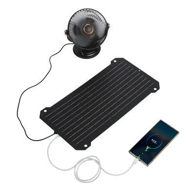 Сонячна панель 30W, USB +Type-C, 5V, монокристалічна, зарядка для телефону та павербанка, 406&times;223 мм