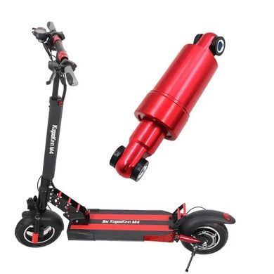 Амортизатор металлический для Kugoo M4/M4 Pro, задний, регулируемая подвеска, красный