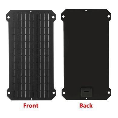 Сонячна панель 30W, USB +Type-C, 5V, монокристалічна, зарядка для телефону та павербанка, 406&times;223 мм