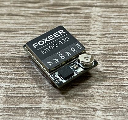 GPS модуль для дрона Foxeer M10Q-120 GNSS, 12.5X17X5mm, 2.7грама, компас QMC5883