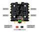 Стек FC&ESC DakeFPV H743 3&ndash;8S 30&times;30, 4in1 ESC 100A, Betaflight/Ardupilot, для великих дронів