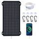 Сонячна панель 30W, USB +Type-C, 5V, монокристалічна, зарядка для телефону та павербанка, 406&times;223 мм