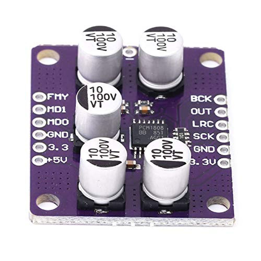 Pcm1808 Raspberry Pi Модуль АЦП TENSTAR PCM1808 24Bit 105dB, стерео аудио I2S модуль для ...
