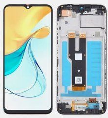 Дисплей ZTE Blade V50 Design модуль в сборе с тачскрином и рамкой, черный, Original PRC, Original PRC, с рамкой