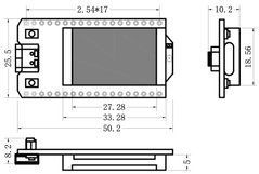 Плата розробки Heltec Wifi ESP32-S3, LoRa32, 433MHz SX1262 (V3) з OLED-дисплеєм, для Meshtastic та IoT-пристроїв