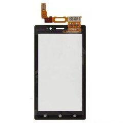 Сенсорный экран для смартфона Sony Xperia Sola MT27i, черный, без рамки