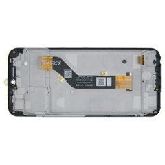 Дисплей Tecno Spark 8C модуль в сборе с тачскрином и рамкой, Original PRC, черный, Original PRC, с рамкой