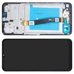 Дисплей Samsung A226 Galaxy A22 5G (2021) модуль в зборі з тачскріном і рамкою, чорний, Original PRC, Original PRC, з рамкою