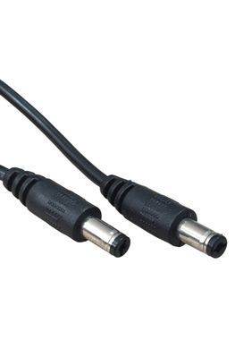 Переходник DC 5.5&times;2.1 Male на DC 5.5&times;2.1 Male с кабелем 20 см, для питания электроники