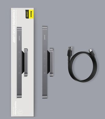 Світильник-лампа Baseus Magnetic LED, акумуляторна, магнітна, сенсорне керування, для шафи та кухні