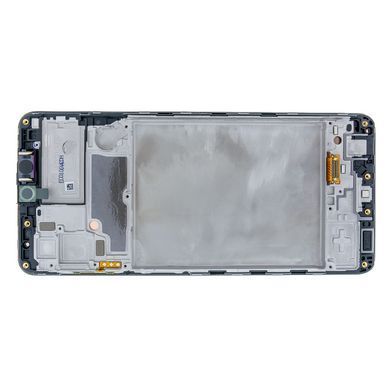 Дисплей Samsung A225 Galaxy A22 4G 2021 модуль в сборе с тачскрином и рамкой, Original PRC, черный, Original PRC, с рамкой