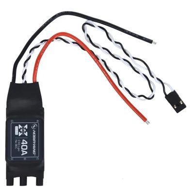 Регулятор мотору ESC 40A Hobbywing XRotor X9 PLUS 2-6S OPTO, для крила, мультикоптера