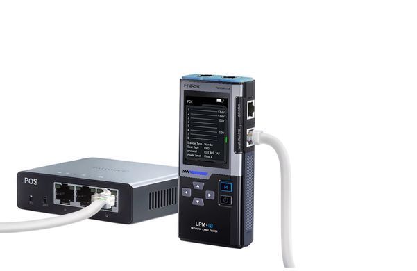 Тестер кабелю FNIRSI LPM-10C RJ45/RJ11, PoE, PING, IP Scanner, NCV, трасошукач, USB Type-C