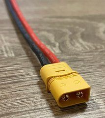 Коннектор XT60 Male с кабелем 12AWG 20см