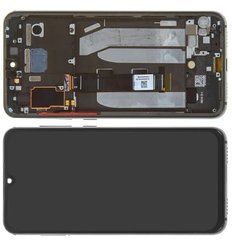 Дисплей Xiaomi Mi 9 SE M1903F2G модуль в зборі з тачскріном, чорний, з рамкою, оригінал (переклеєне, High Copy, з рамкою