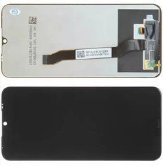 Дисплей Xiaomi Redmi Note 8 модуль в сборе с тачскрином, черный, Original (переклеенное стекло), Original, без рамки