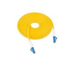 Патч-корд оптичний LC UPC to LC UPC, довжина 1м, одномодовий 9/125 G.652D 3mm, жовтий
