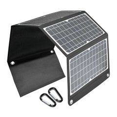 Сонячна панель 45W, USB + Type-C PD, 5/9/12V, складна портативна, ETFE монокристал, зарядка телефону