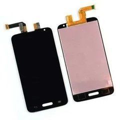 Дисплей LG D320, D321, MS323 Optimus L70 модуль в зборі з тачскріном, чорний, без рамки