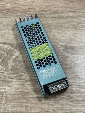 БЖ для світлодіодних стрічок DC 12V, 16.65A, 200W, AC190-240V, компактний імпульсний LED-драйвер