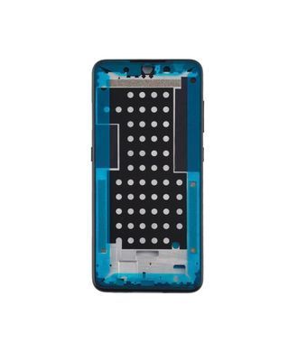 Рамка крепления дисплея для телефона Nokia 7.2 черная, High Copy