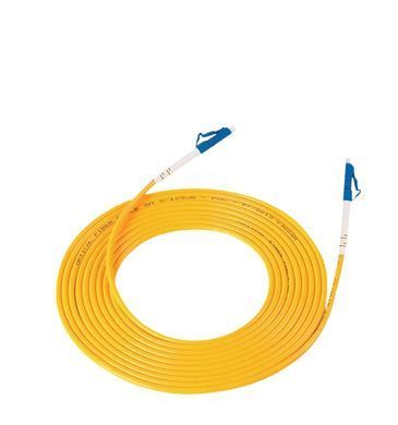 Патч-корд оптичний LC UPC to LC UPC, довжина 1м, одномодовий 9/125 G.652D 3mm, жовтий