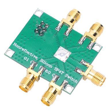 Коммутатор радиовходов HMC7992, 1x4 RF switch, диапазон 0,1-6ГГц, высокочастотный переключатель сигнала