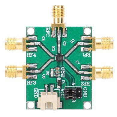 Коммутатор радиовходов HMC7992, 1x4 RF switch, диапазон 0,1-6ГГц, высокочастотный переключатель сигнала