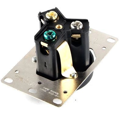 Розетка US NEMA L10-50R, 50A 125/250V, промышленная, с фиксацией Twist-Lock, для американской вилки