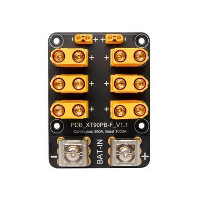 Контроллер разведения питания Holybro PDB 300А XT90/XT30 Top, для больших дронов и мультироторов